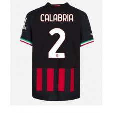 AC Milan Davide Calabria #2 Hjemmedrakt 2022-23 Kortermet